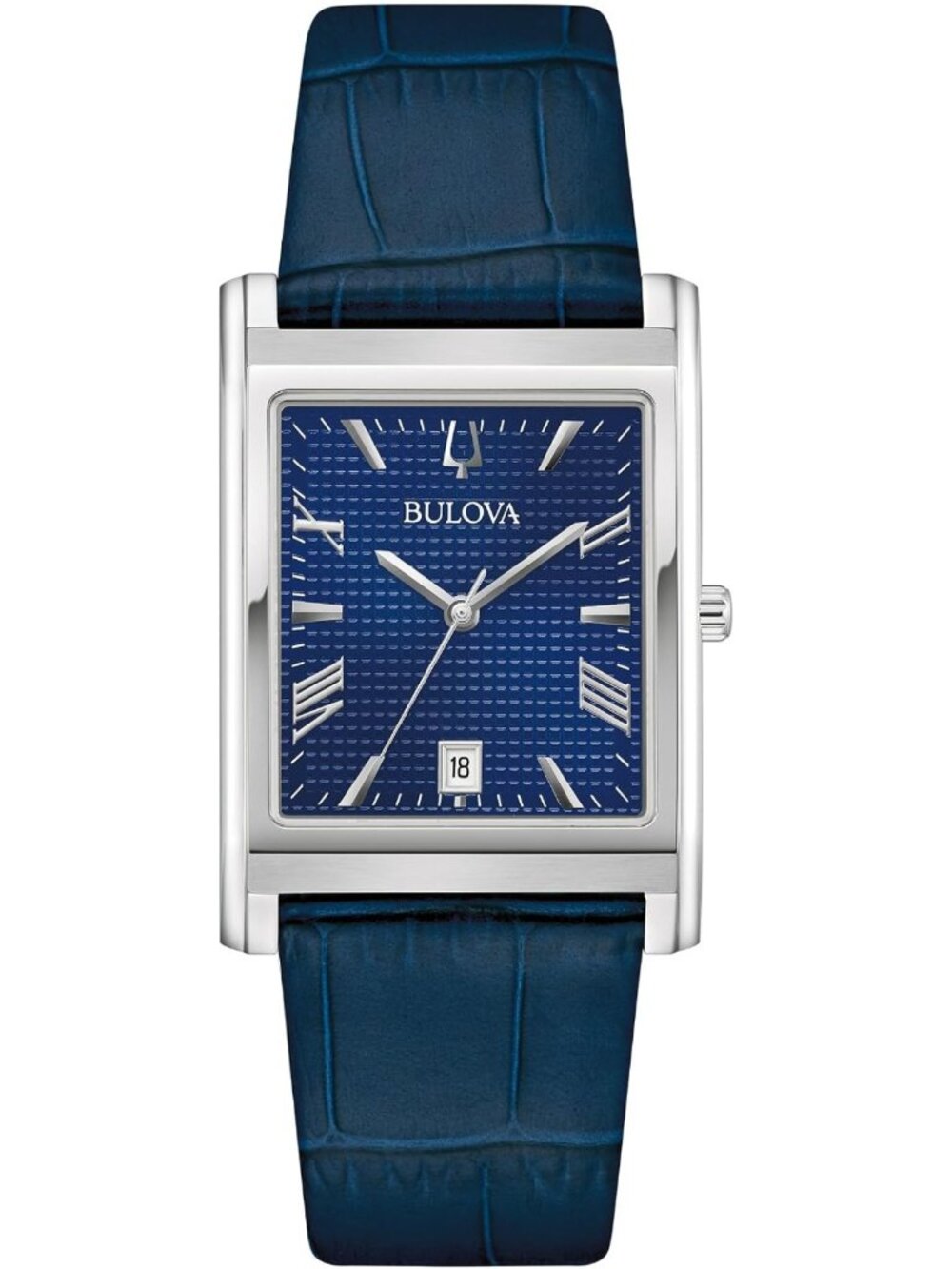 Classic Men's Quartz Watch with Leather Strap, Calendar Feature, Sapphire